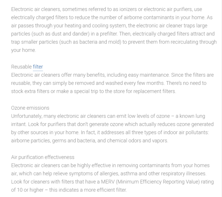 Air Filtration: Electronic Air Cleaners in Glendale, Burbank, Pasadena, CA, and Surrounding Areas